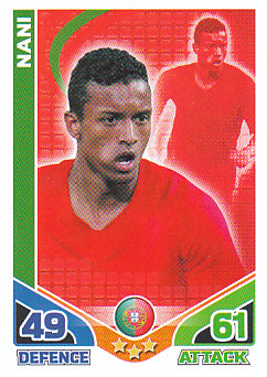 Nani Portugal 2010 World Cup Match Attax #192